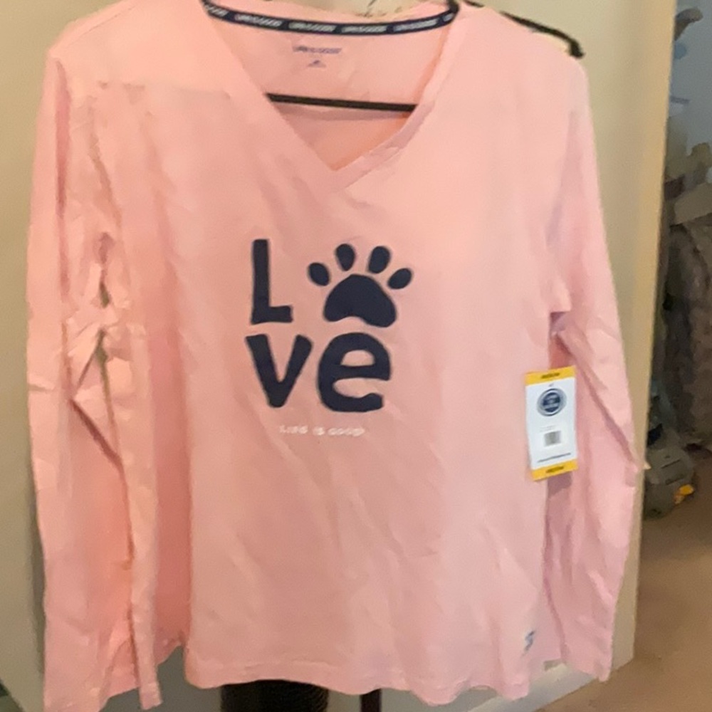 Pink Brand.  Life is Good.  Sz med. So soft.